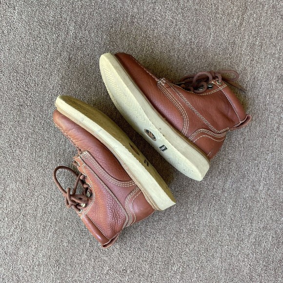 Hawx Work Boots Leather Style WULM-1 Soft Toe Men’s 7.5 - Picture 4 of 7